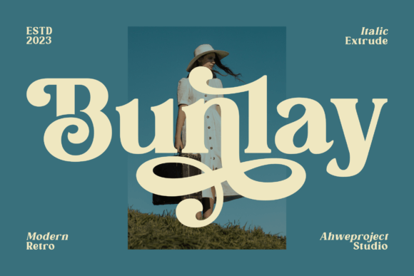 Bunlay: A Playfully Nostalgic Serif for Modern Designs