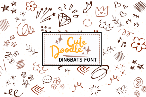 Cute Doodle: A Fun Dingbats Font for Creative Projects