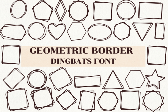 Geometric Border: Crafting Stylish Frames with Double Shapes
