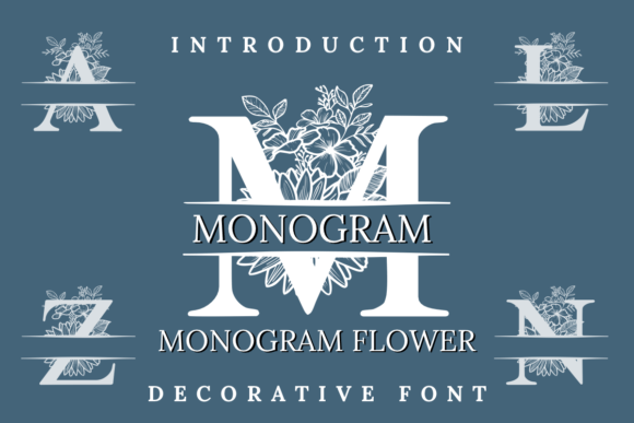 Monogram Flower: A Garden in Every Letter
