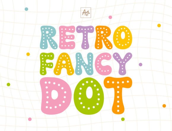 Retro Fancy Dot: A Playful Font for Standout Design