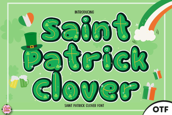 Saint Patrick Clover: A Festive Typeface for Irish-Themed Designs